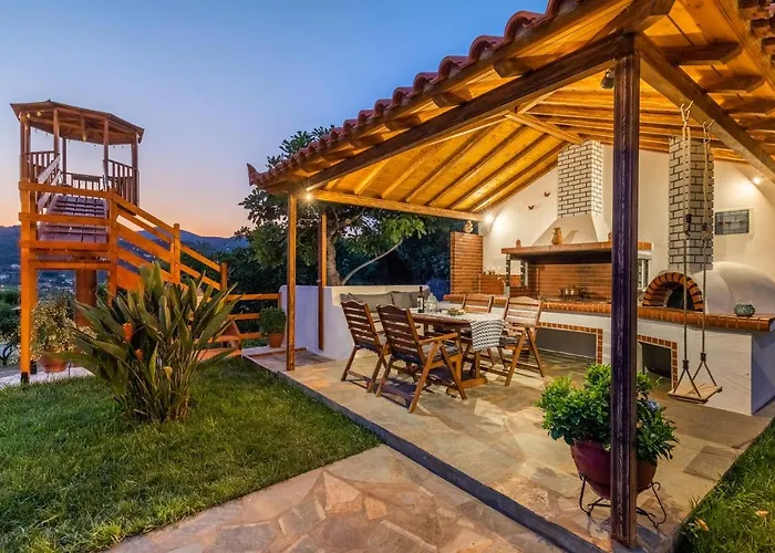 Villa Kotronaki Skopelos con Piscina
