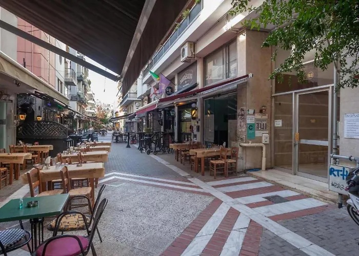 Haustierfreundliches Ferienwohnung Downtown Boutique Flat Volos