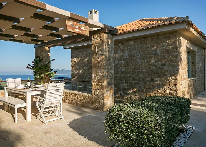 Olivia'S Villas Of Luxury Kalivia  con Piscina